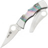 Нож SPYDERCO MICRO DYAD BLACK PEARL 112P&SBP